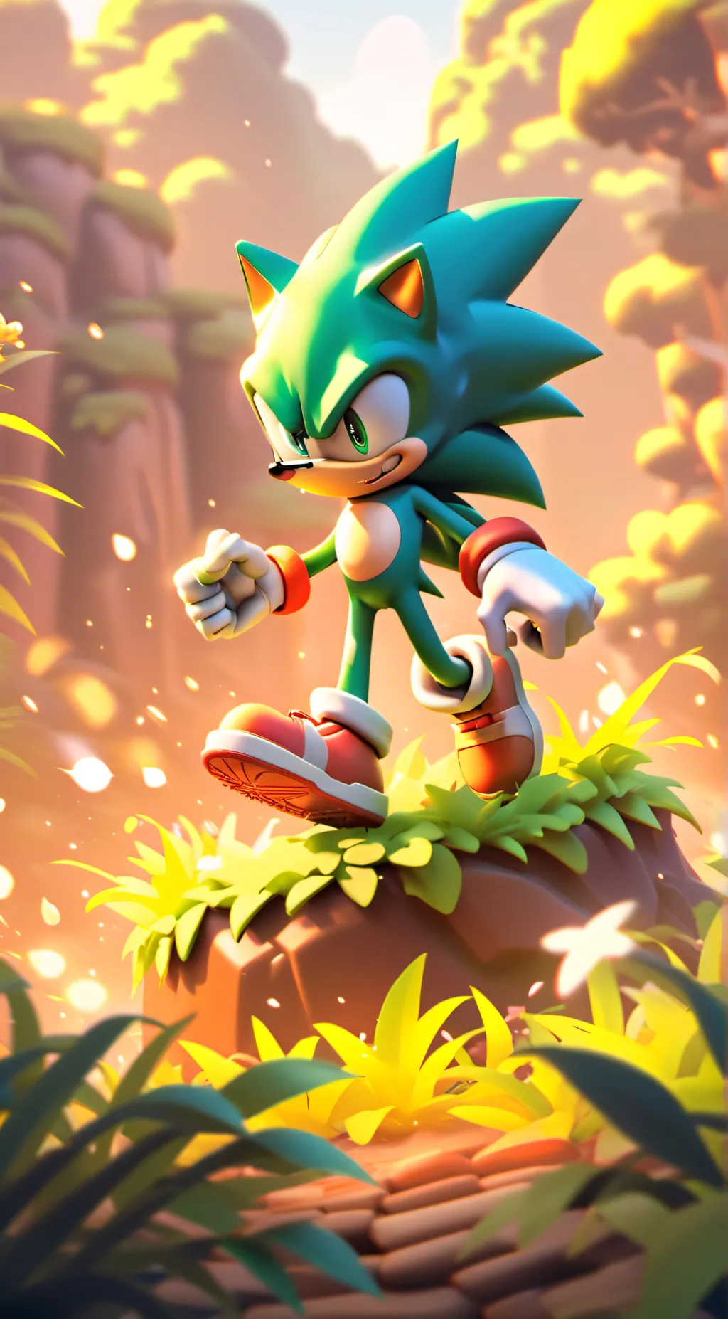 ai character: Sonic fantasies background