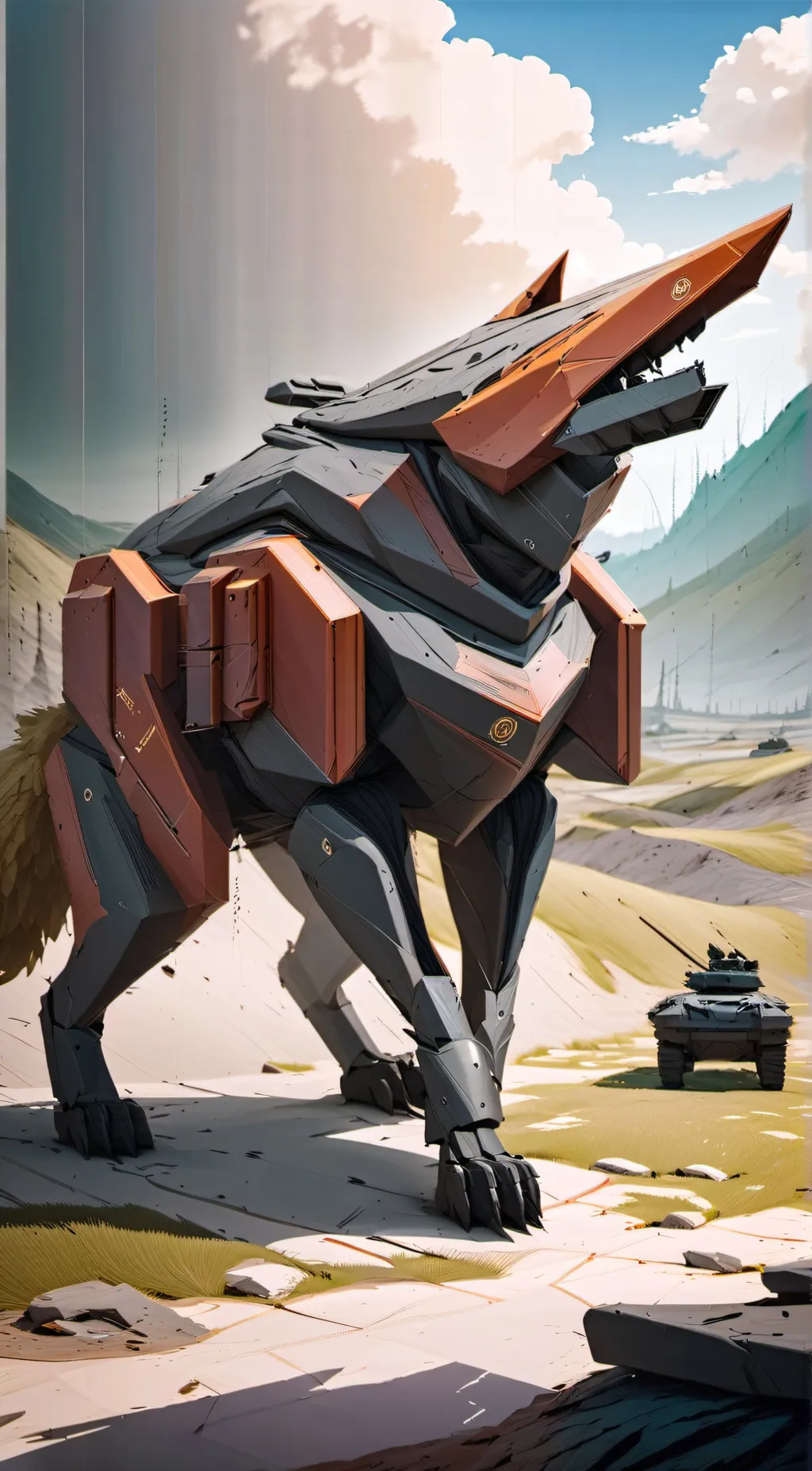 ai character: B-2 Borealis  background