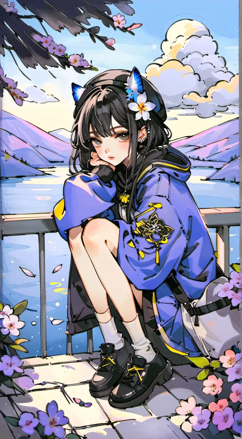 ai character: Chelsea  background
