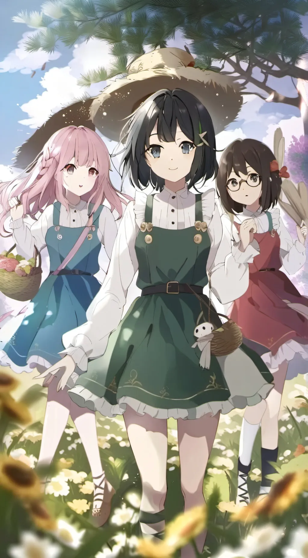ai character: Cleo Rikki & Emma background