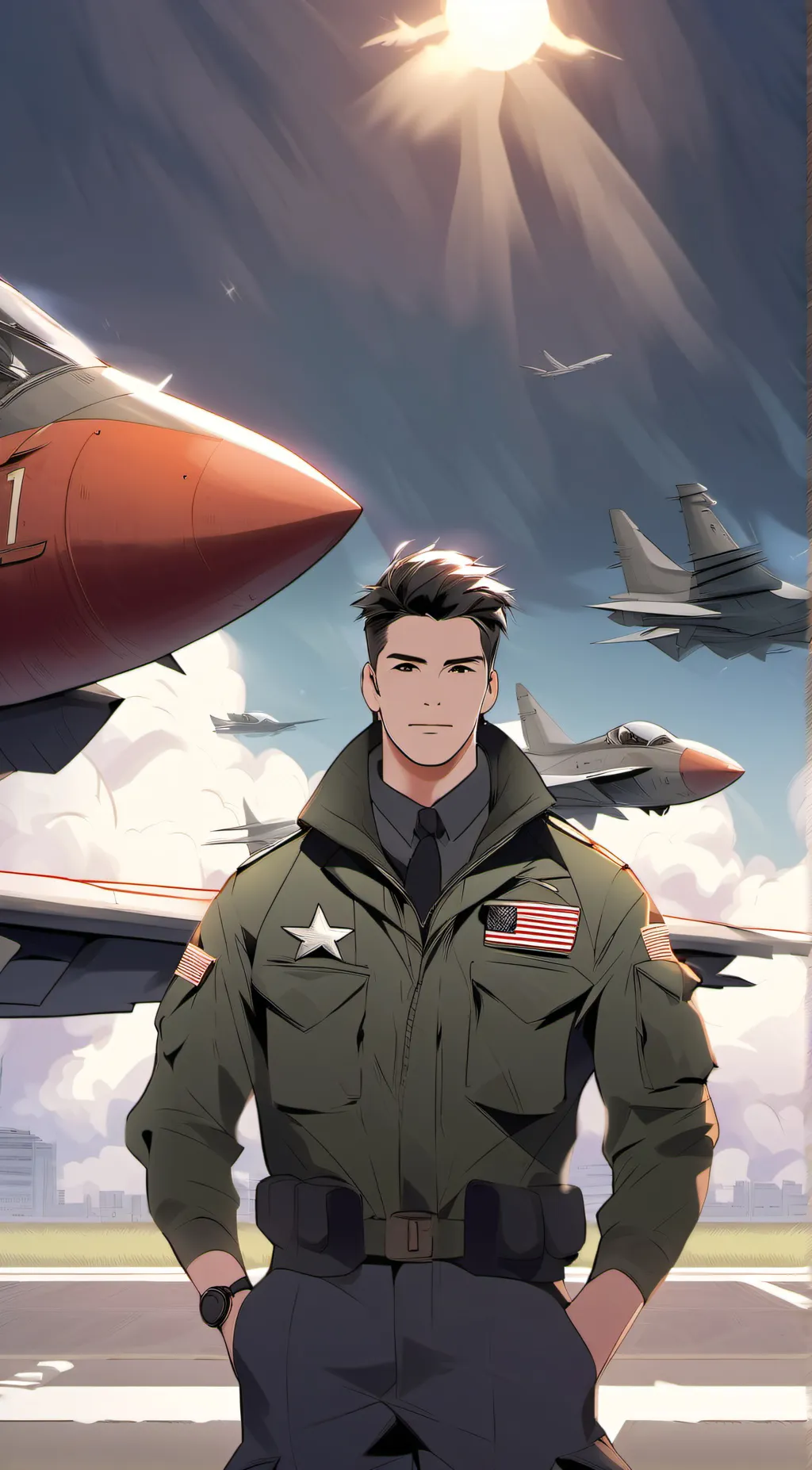 ai character: U.S. Air-force background