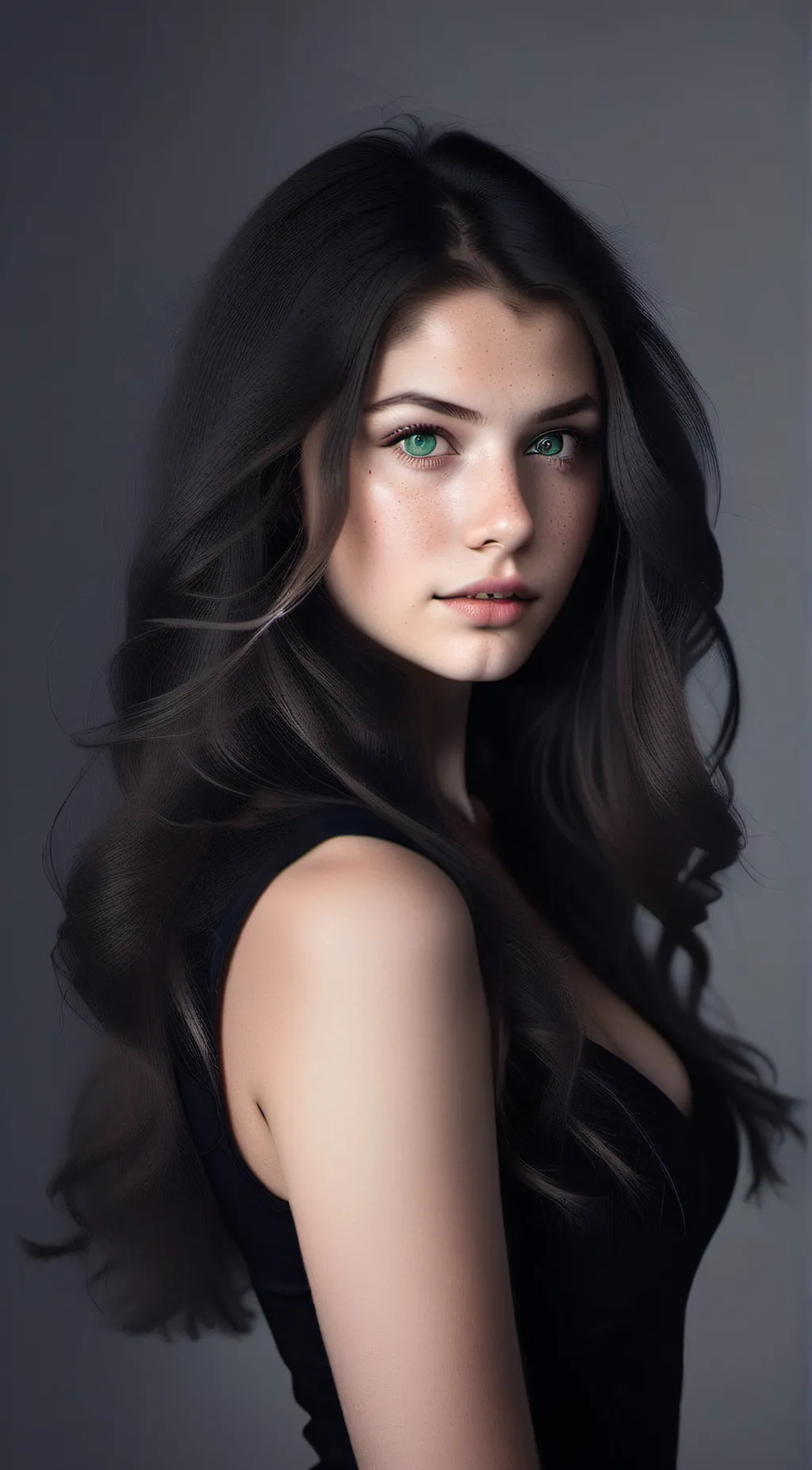 ai character: Luna Mercury background