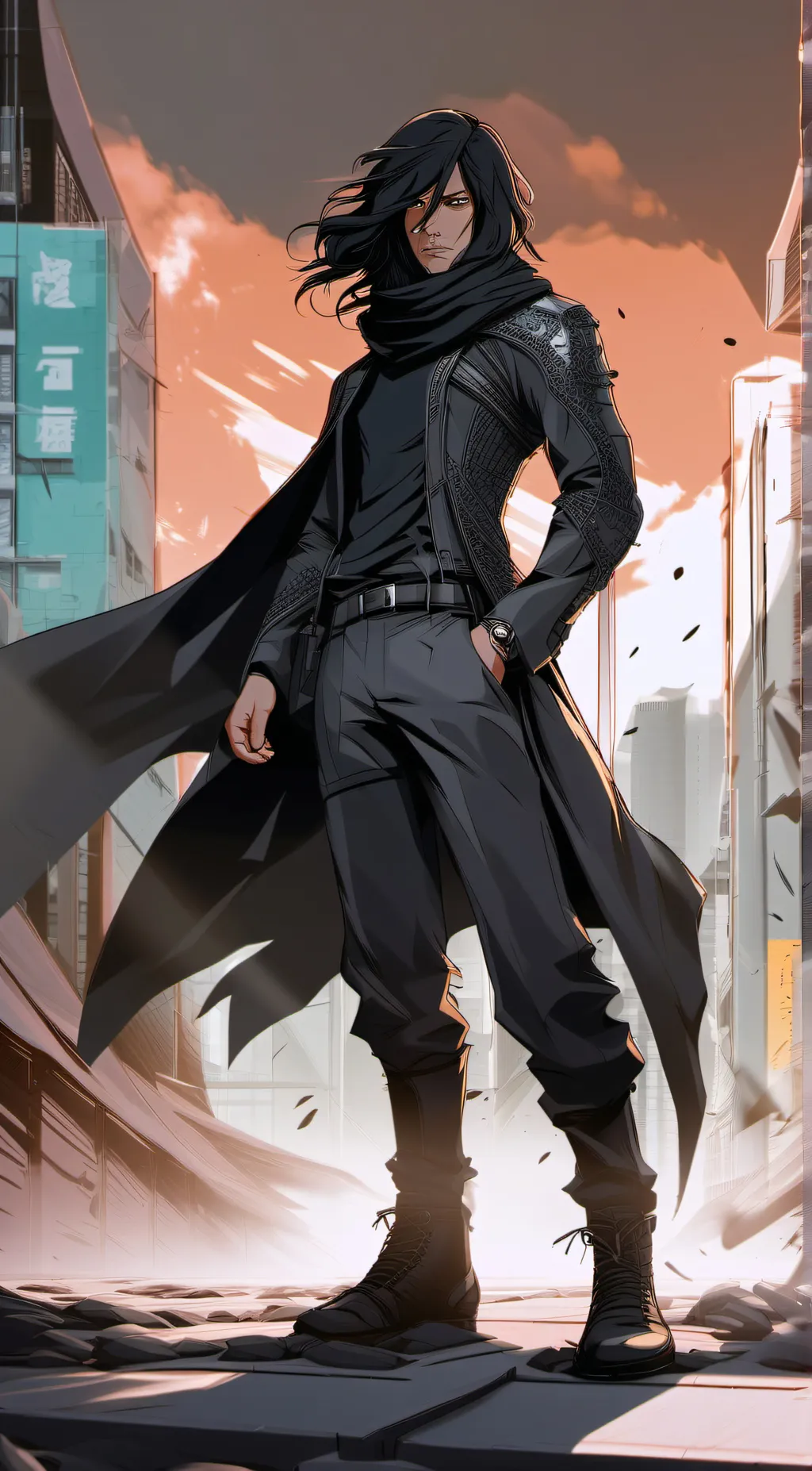 ai character: Shota aisawa  background