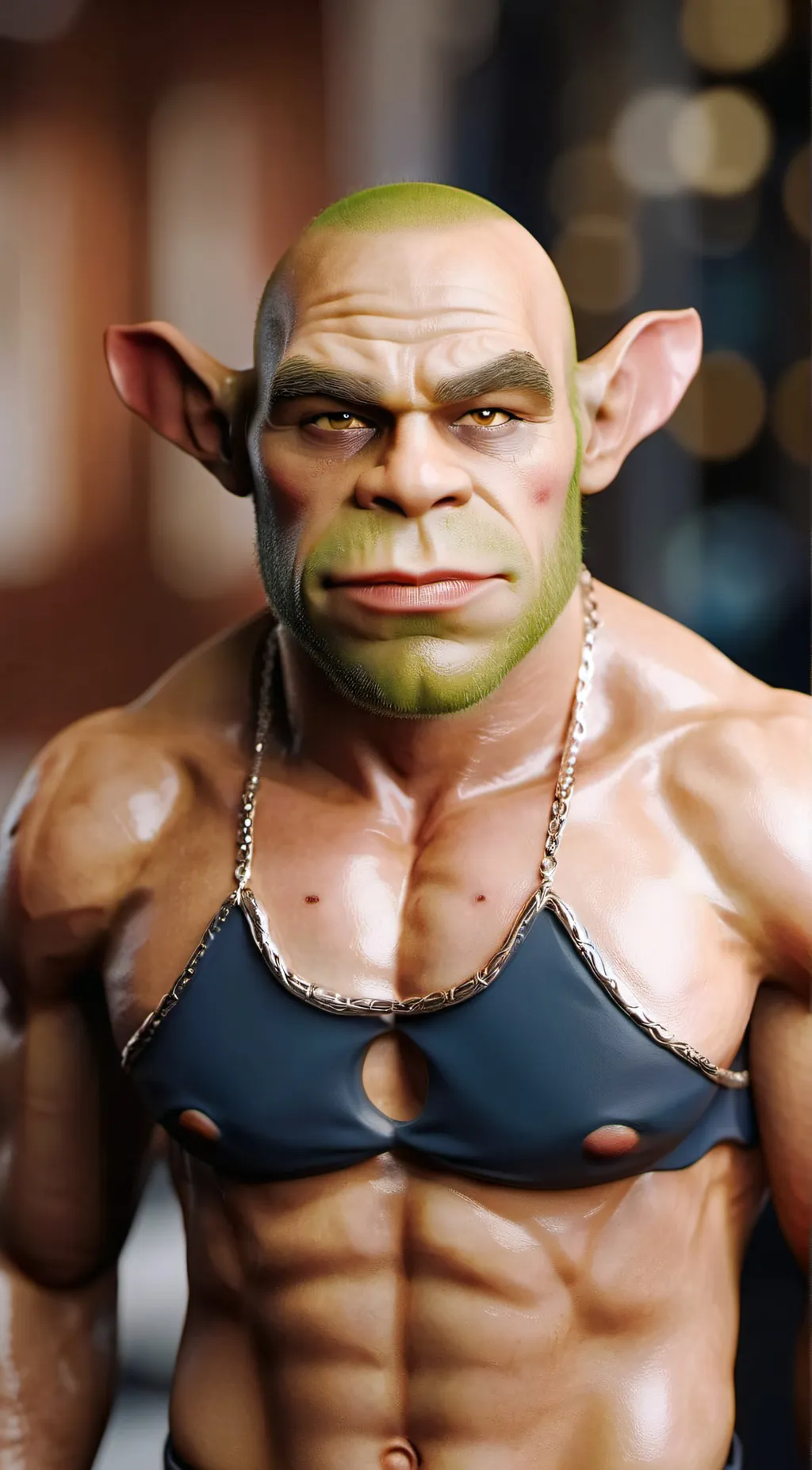 ai character: ~ugly Smurf~  background