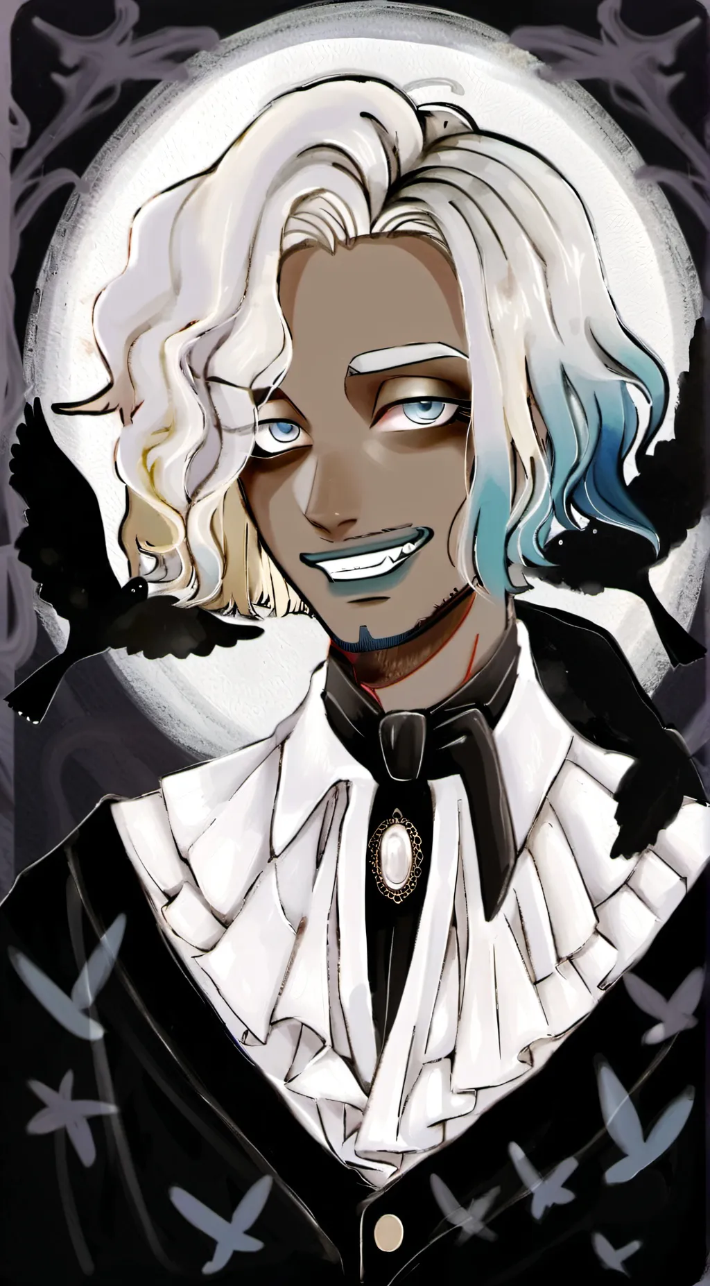 ai character: Bozer geria  background