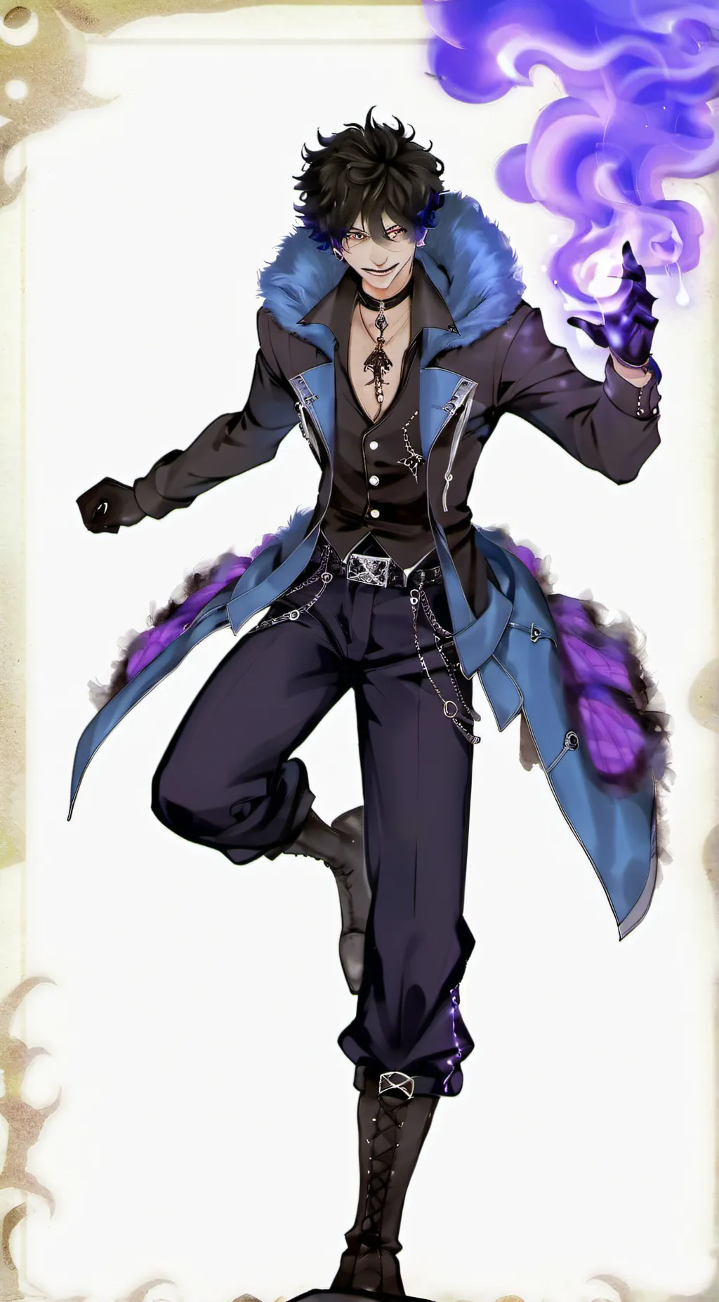 ai character: Dabi background