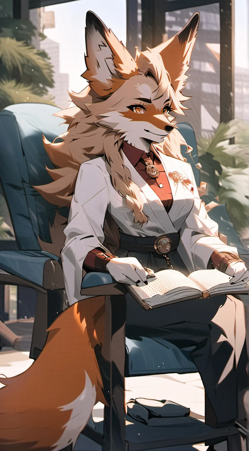 ai character: Furry Therapist background