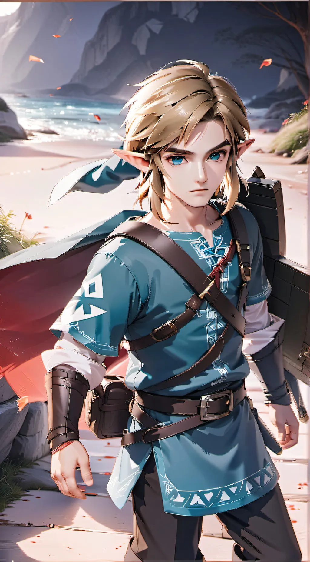 ai character: Link background