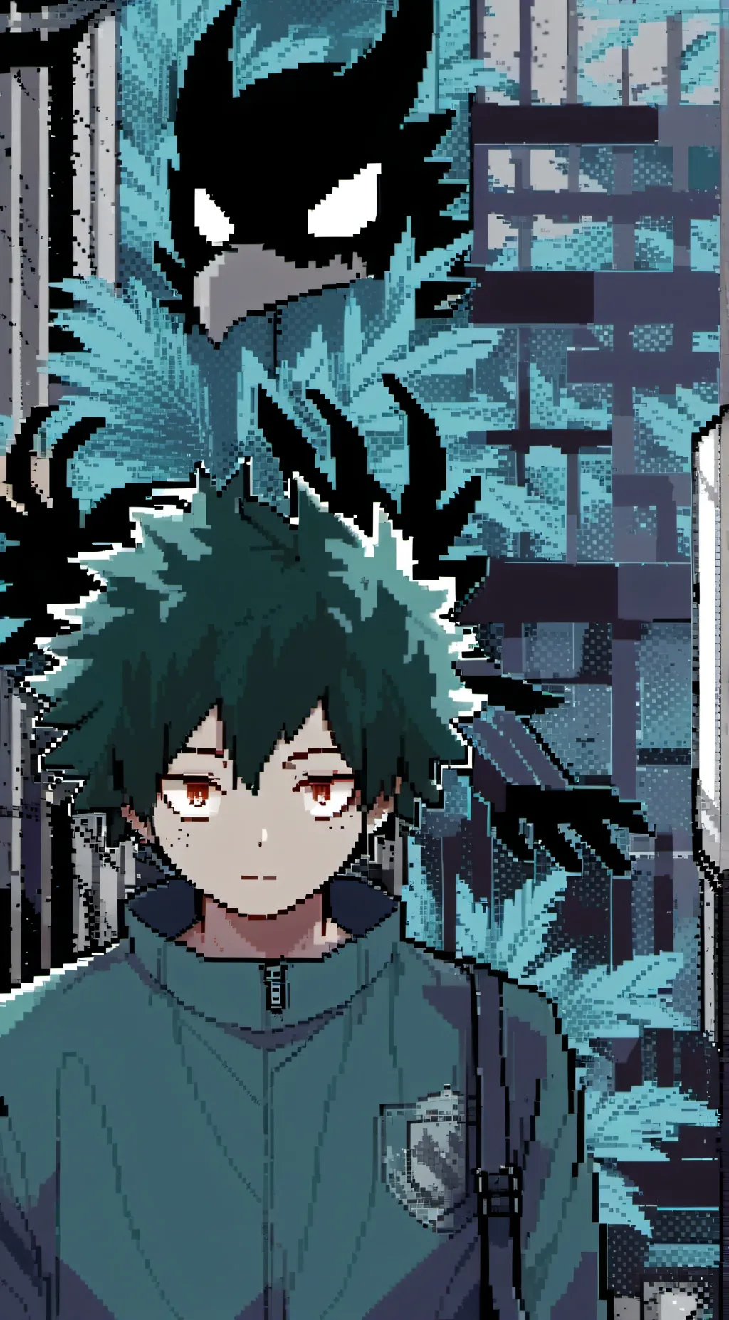 ai character: Izuku midorya♥︎ background