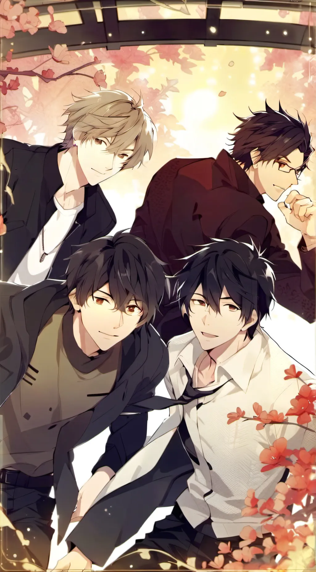 ai character: High school guys background