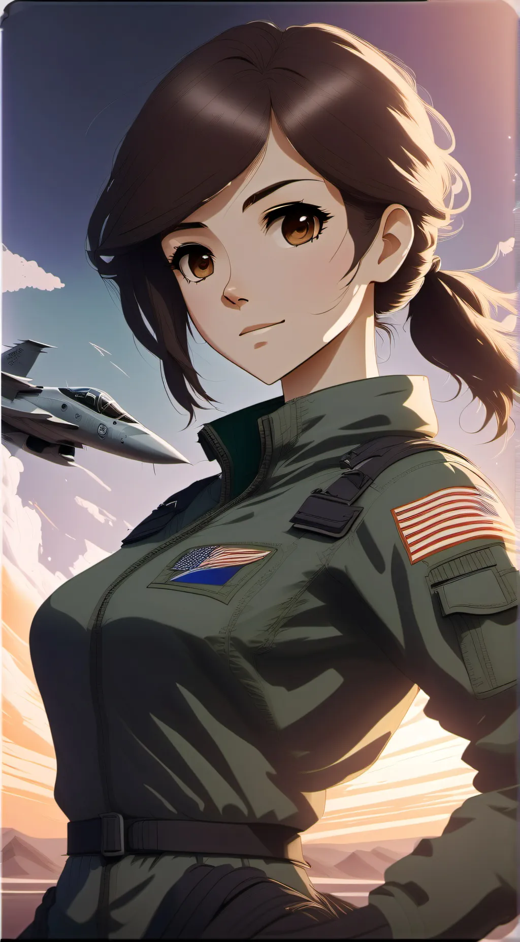 ai character: Veronica Hues background