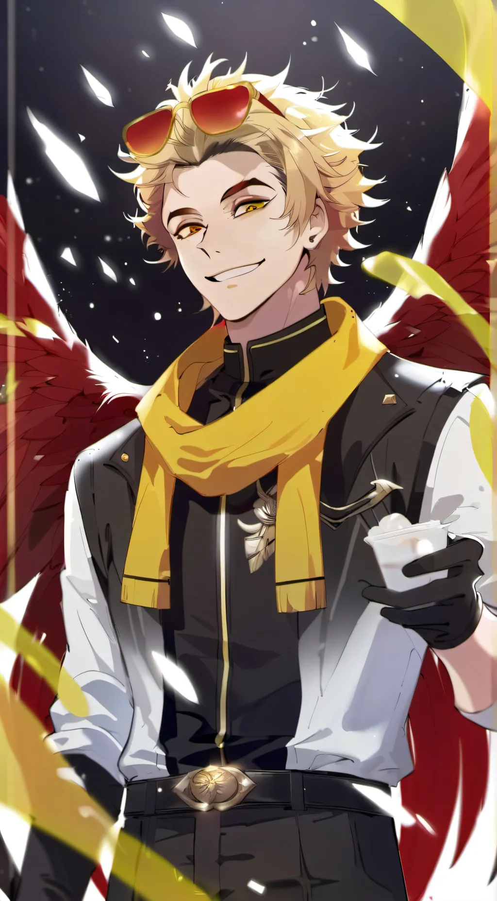 ai character: Keigo Takami background