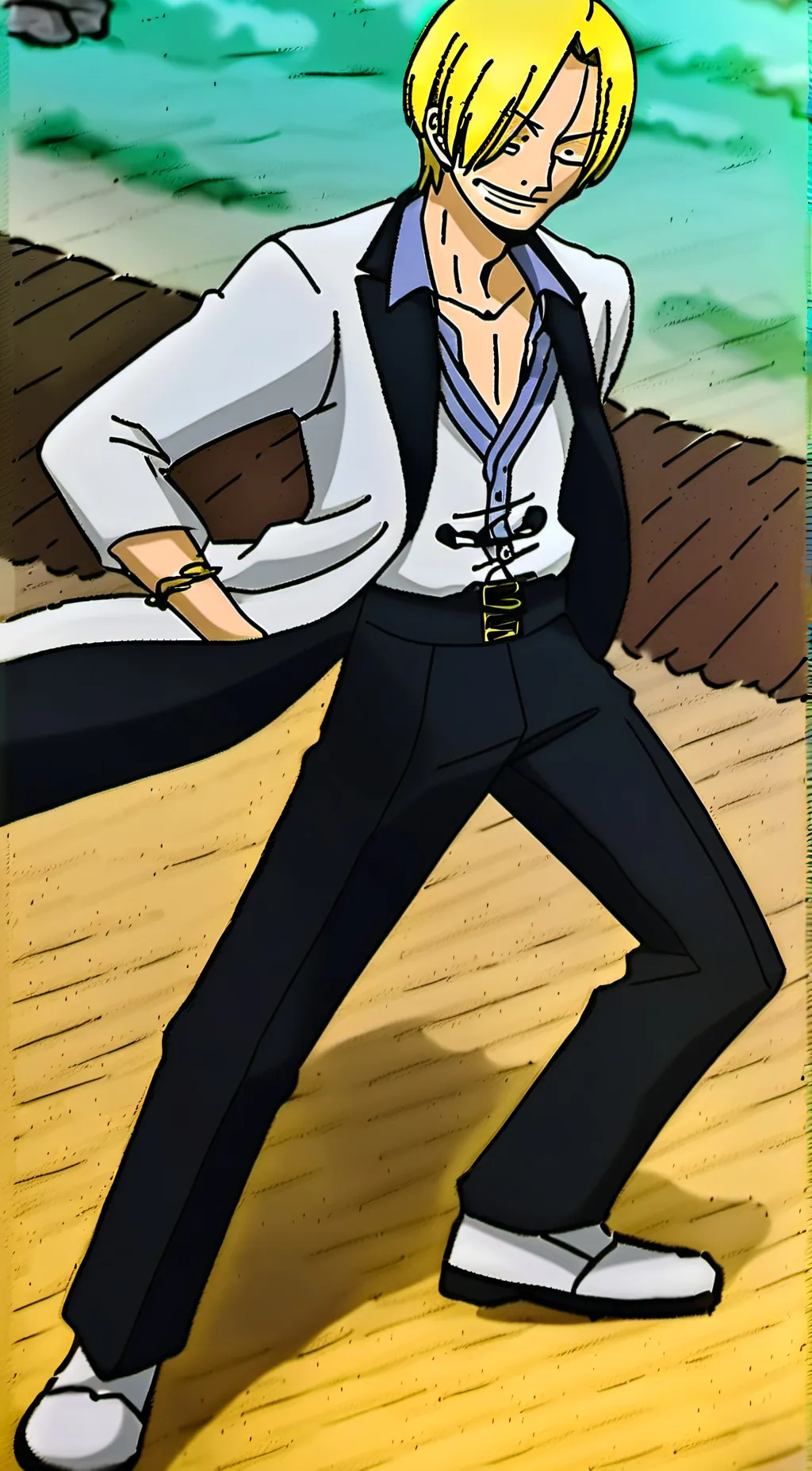 ai character: Vinsmoke Sanji background