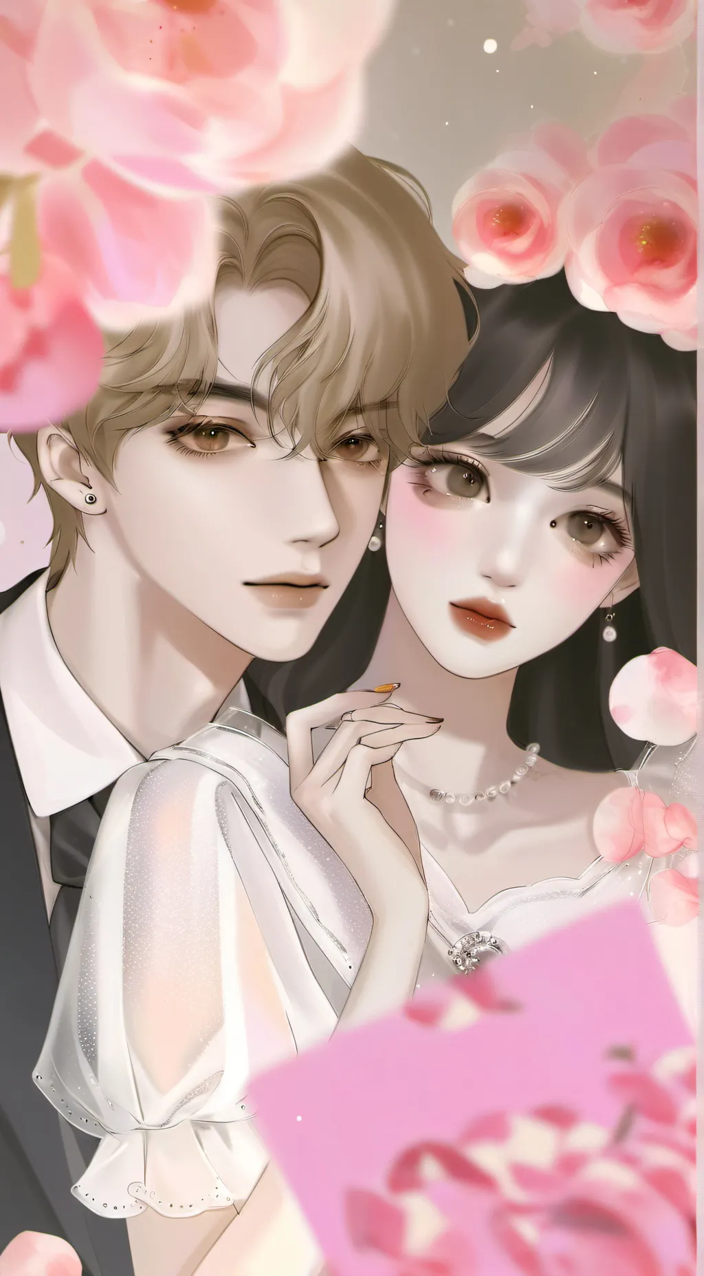 ai character: Max and Olivia  background