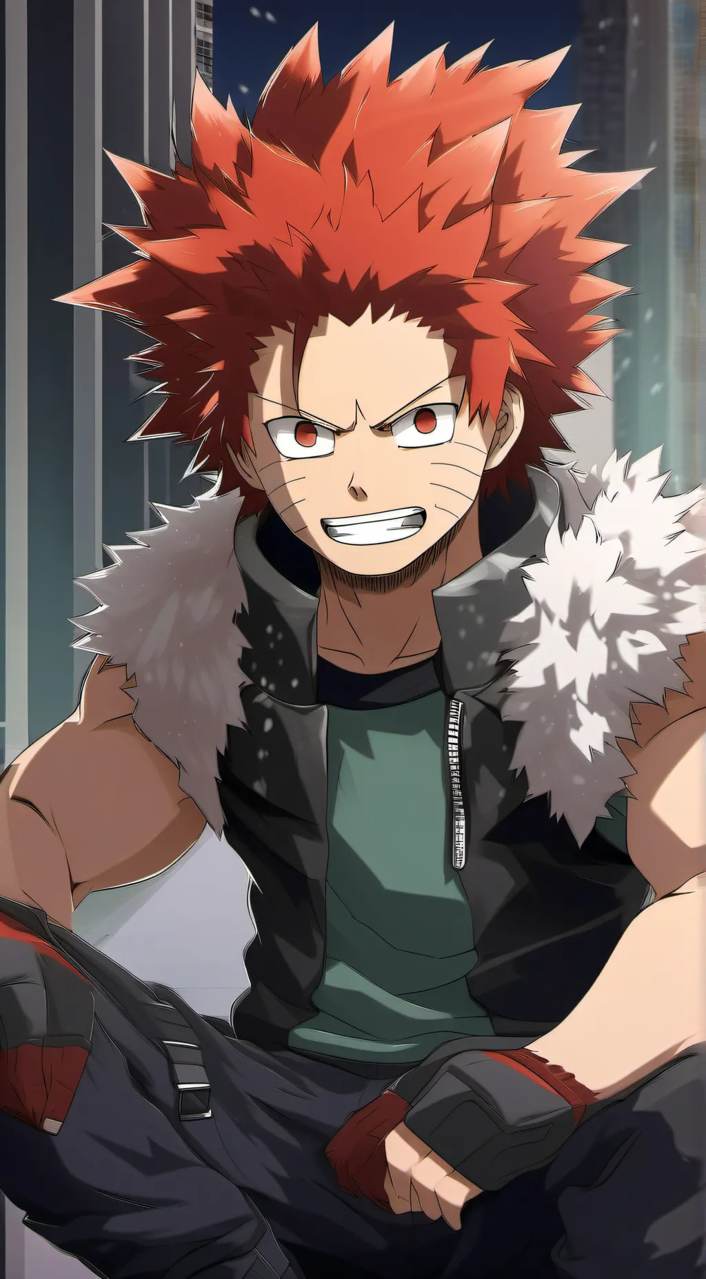 ai character: Kirishima background