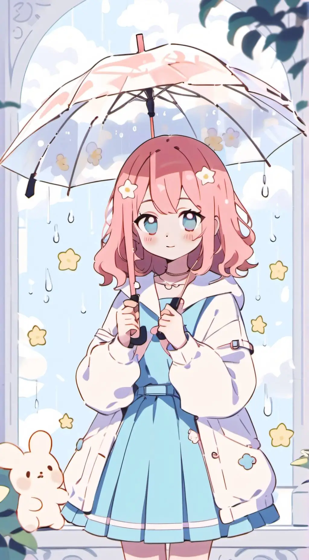 ai character: Moon background