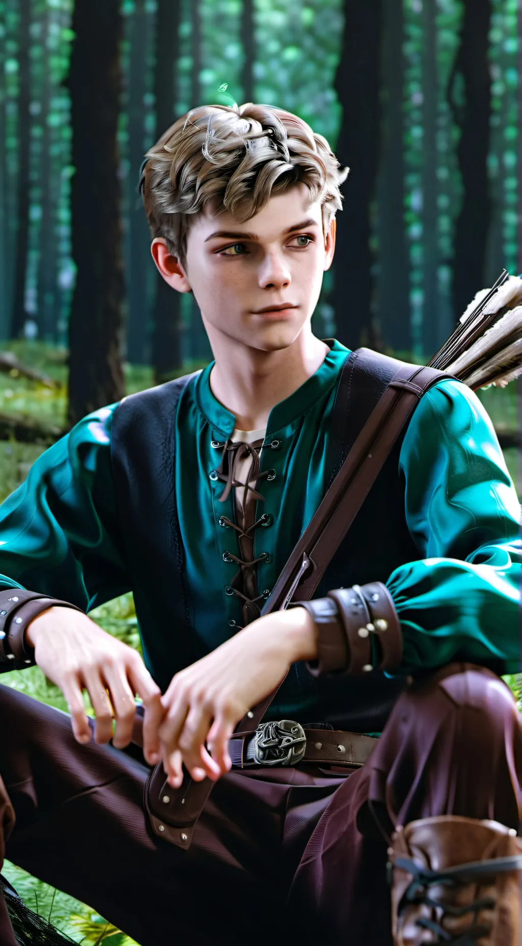 ai character: Peter Pan background