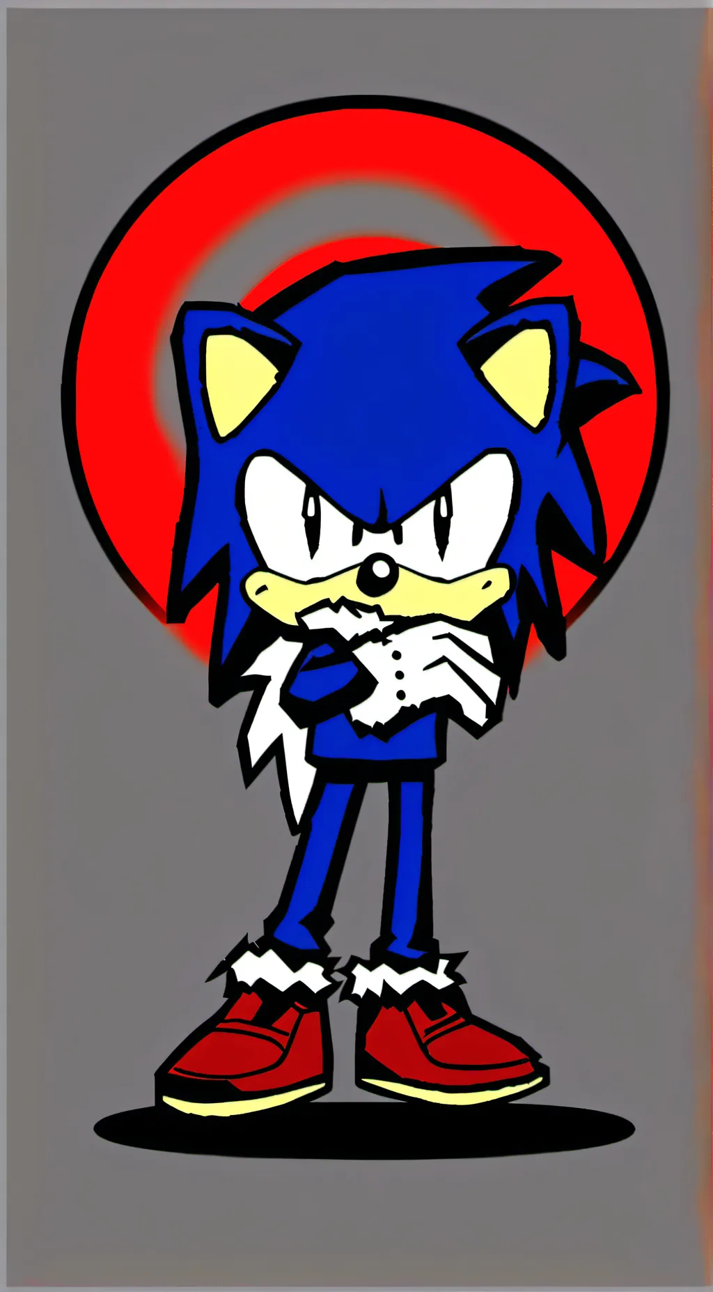 ai character: sonic.eyx background