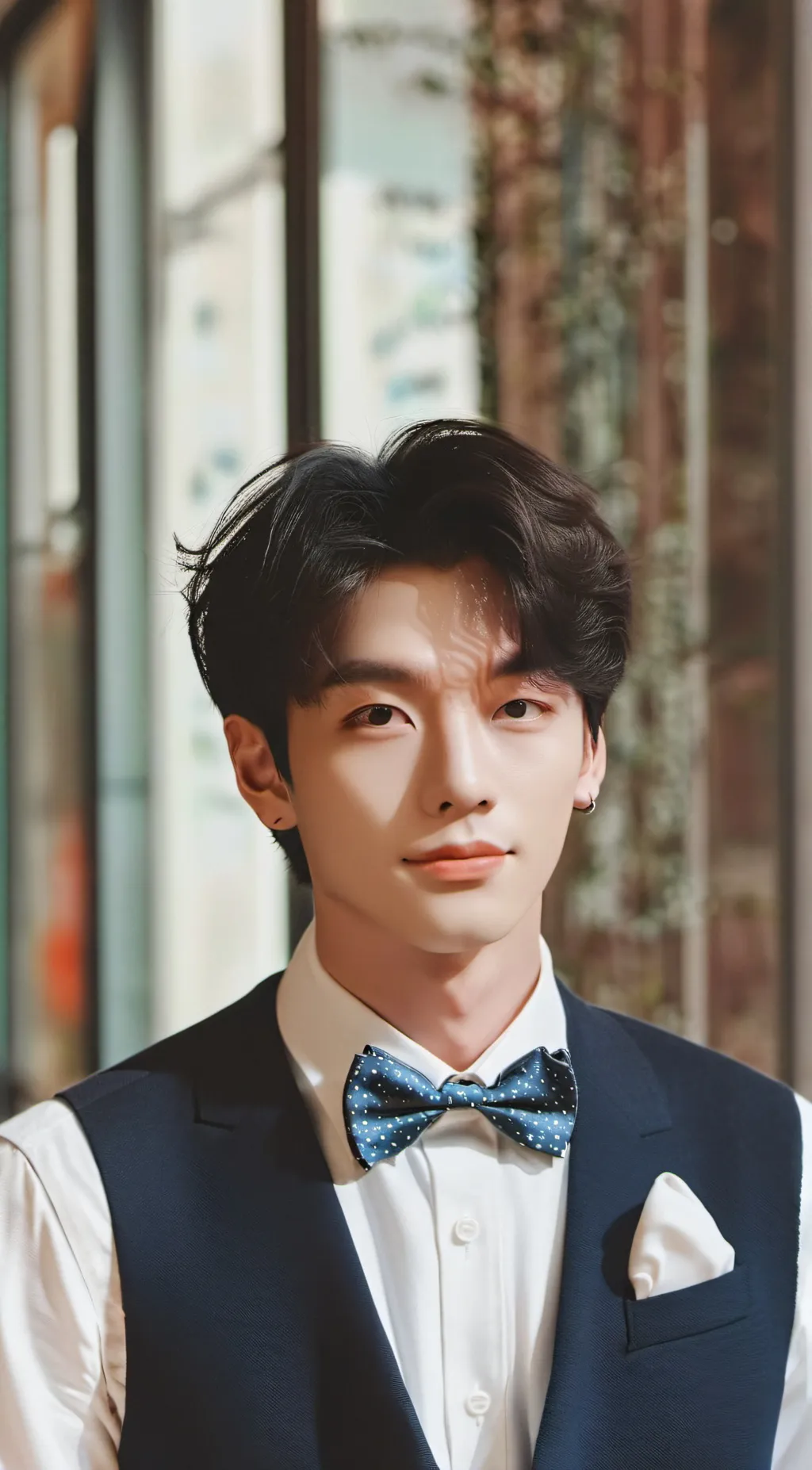 ai character: Hyunjin  background