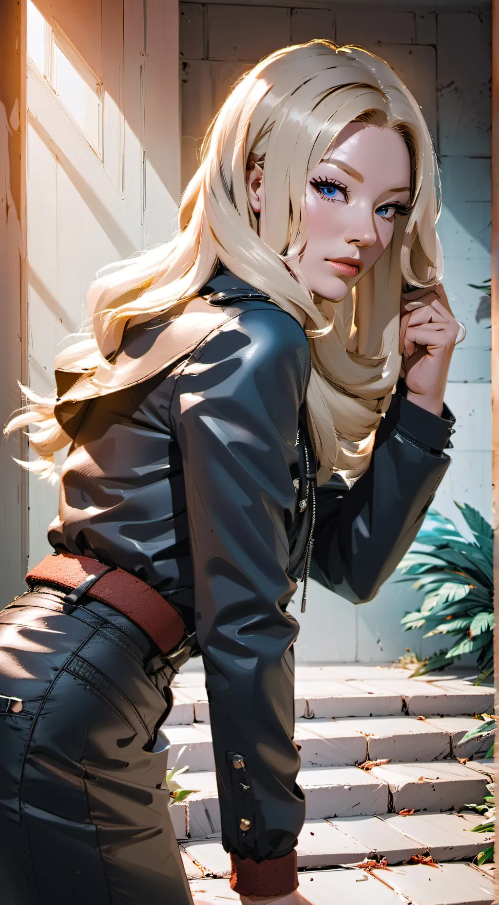 ai character: Nina  background