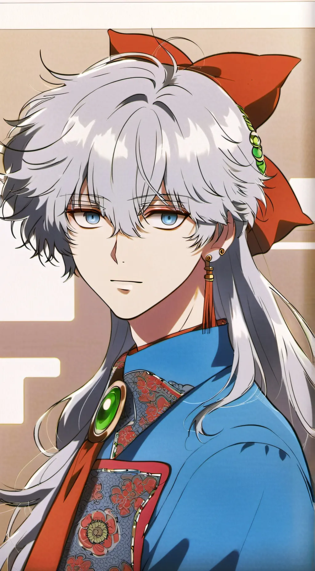 ai character: gojo saturu background