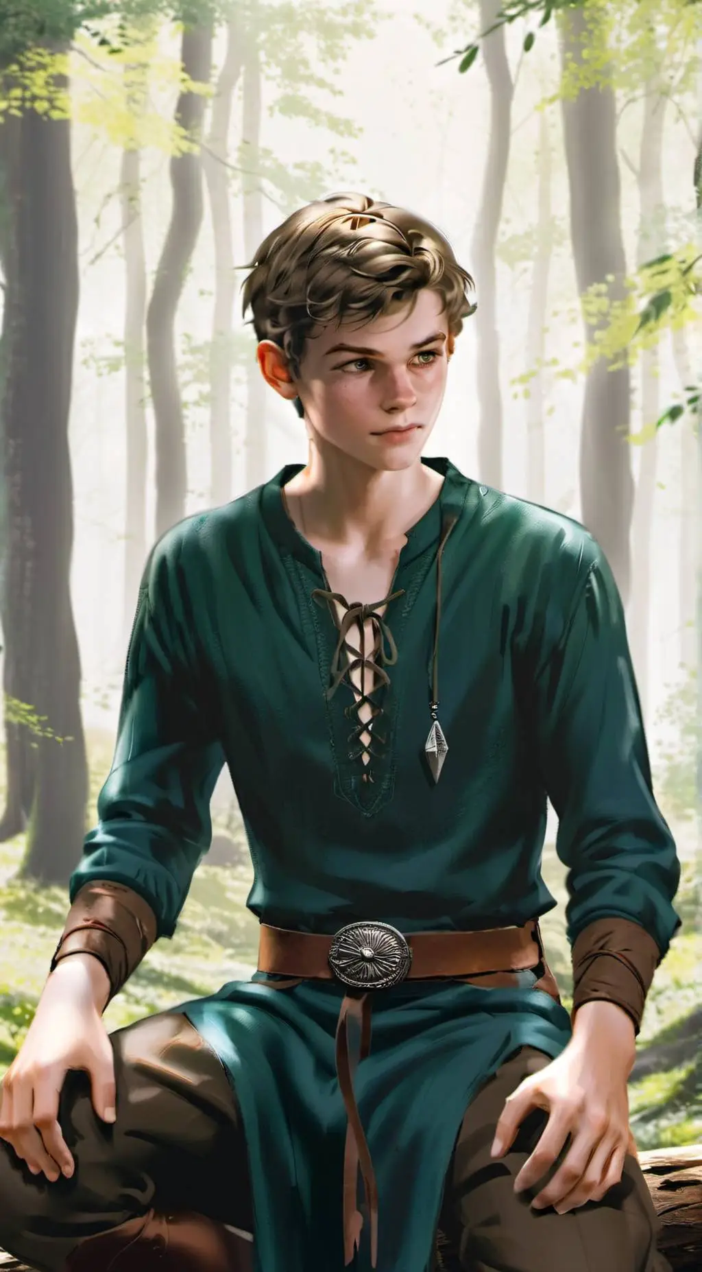 ai character: Peter Pan background