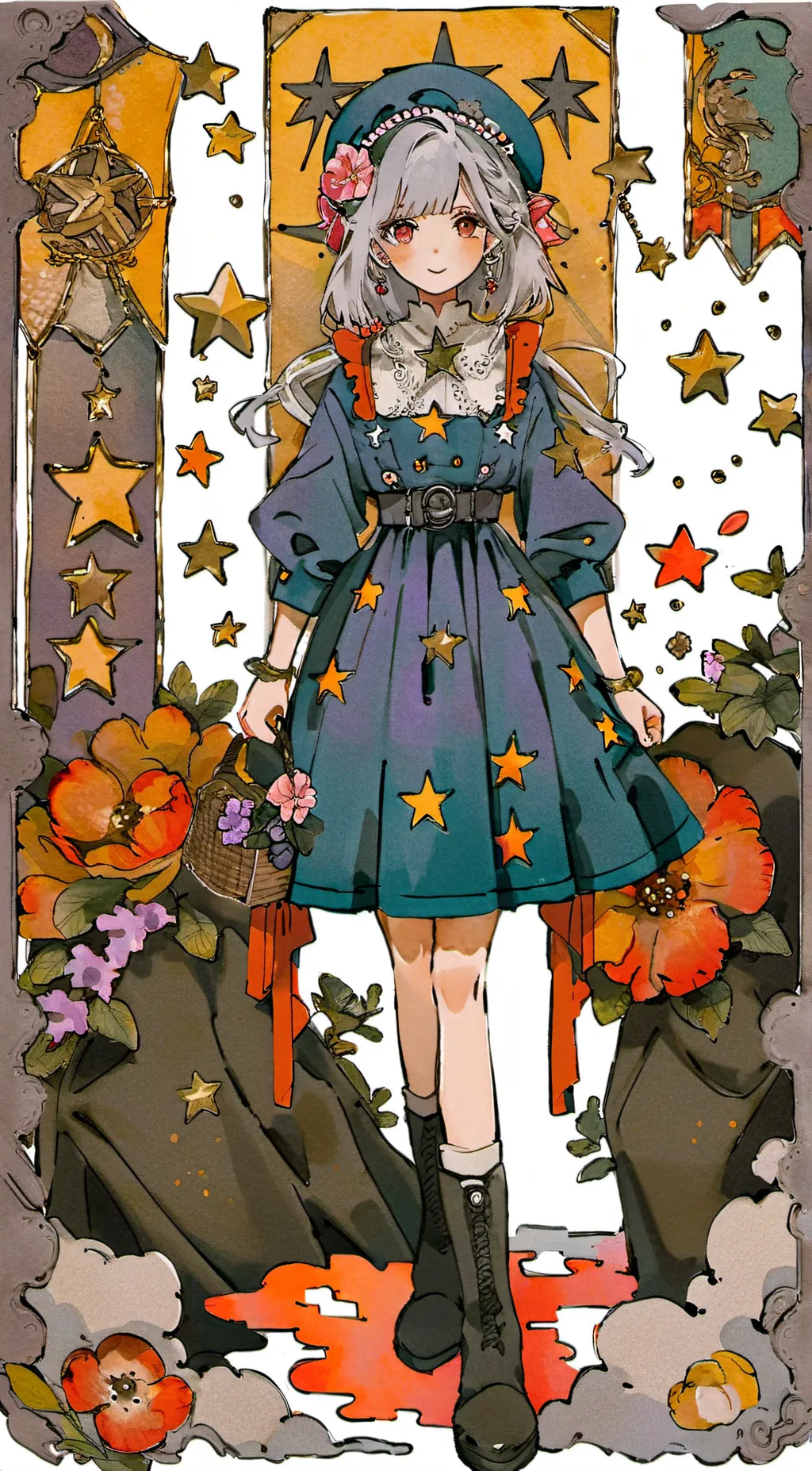 ai character: starly background