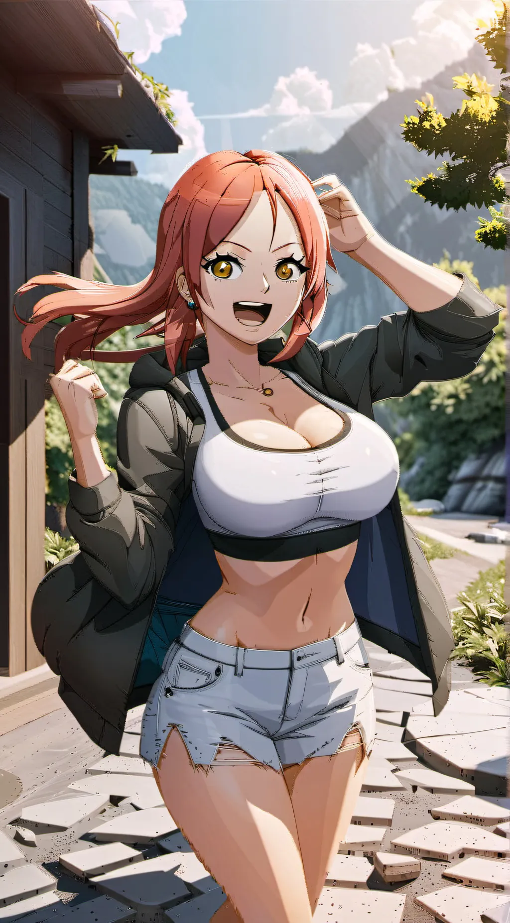 ai character: Hello background