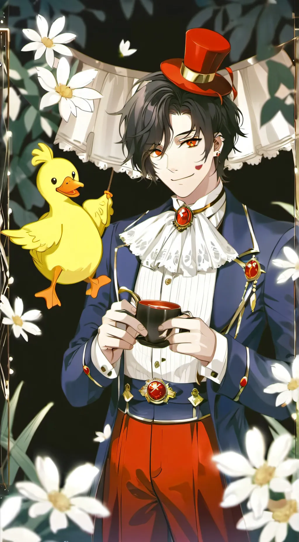 ai character: Quacker jack background