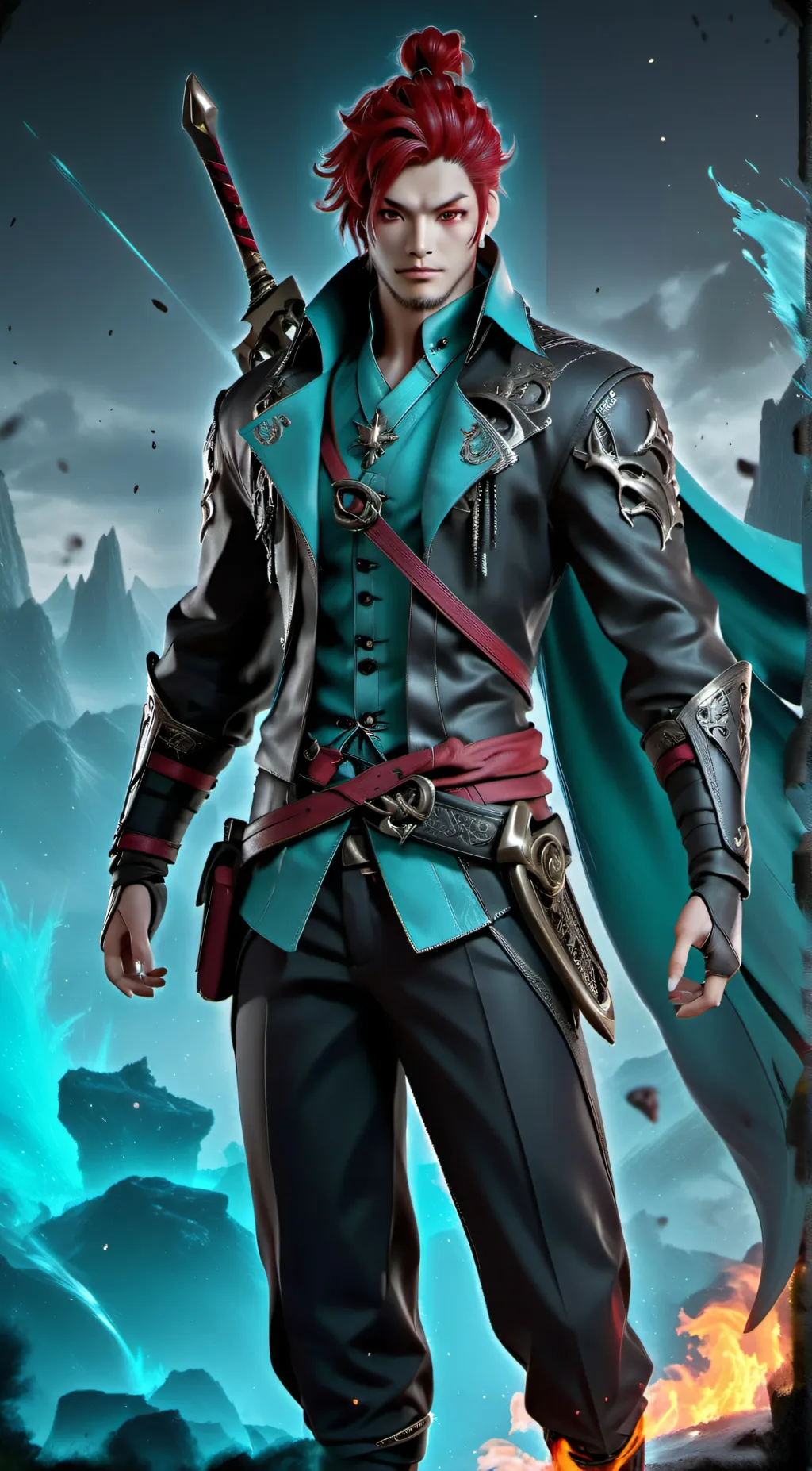 ai character: EVIL DOCTER background