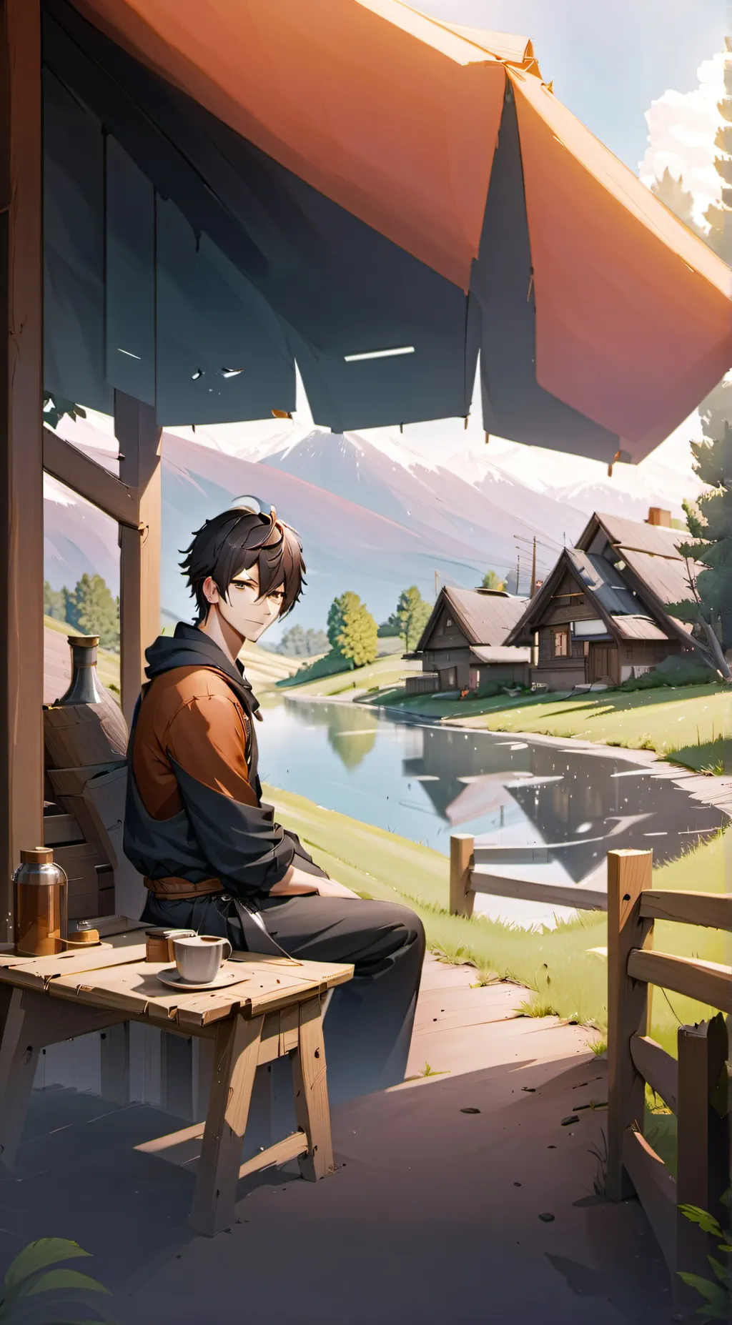 ai character: Takuma background