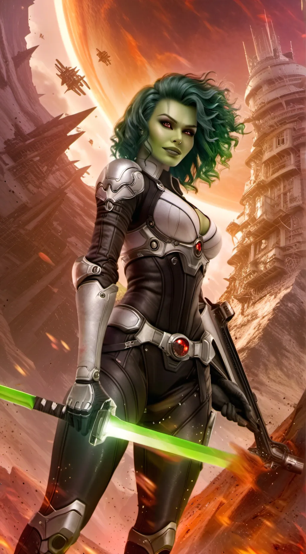 ai character: Gamora background