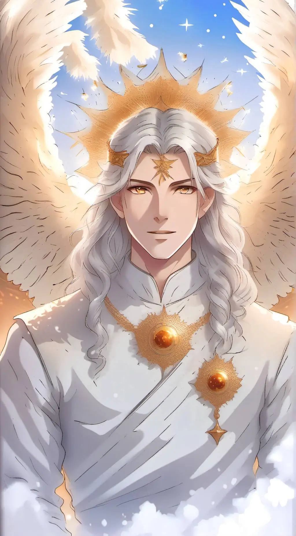 ai character: King of Heaven  background