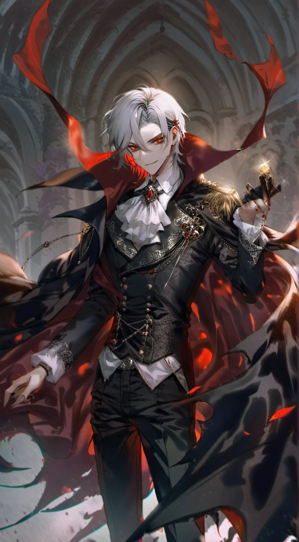 ai character: ~ Vampire Alaric ~ background