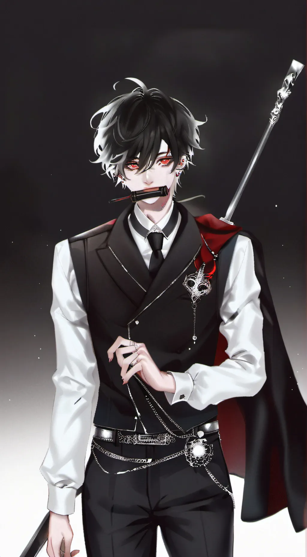 ai character: Raza Black background