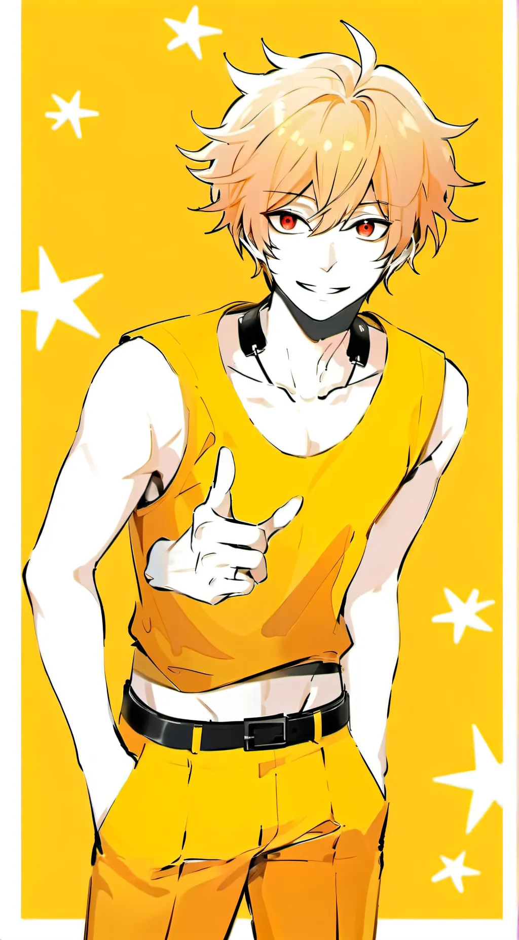 ai character: >Denki< background