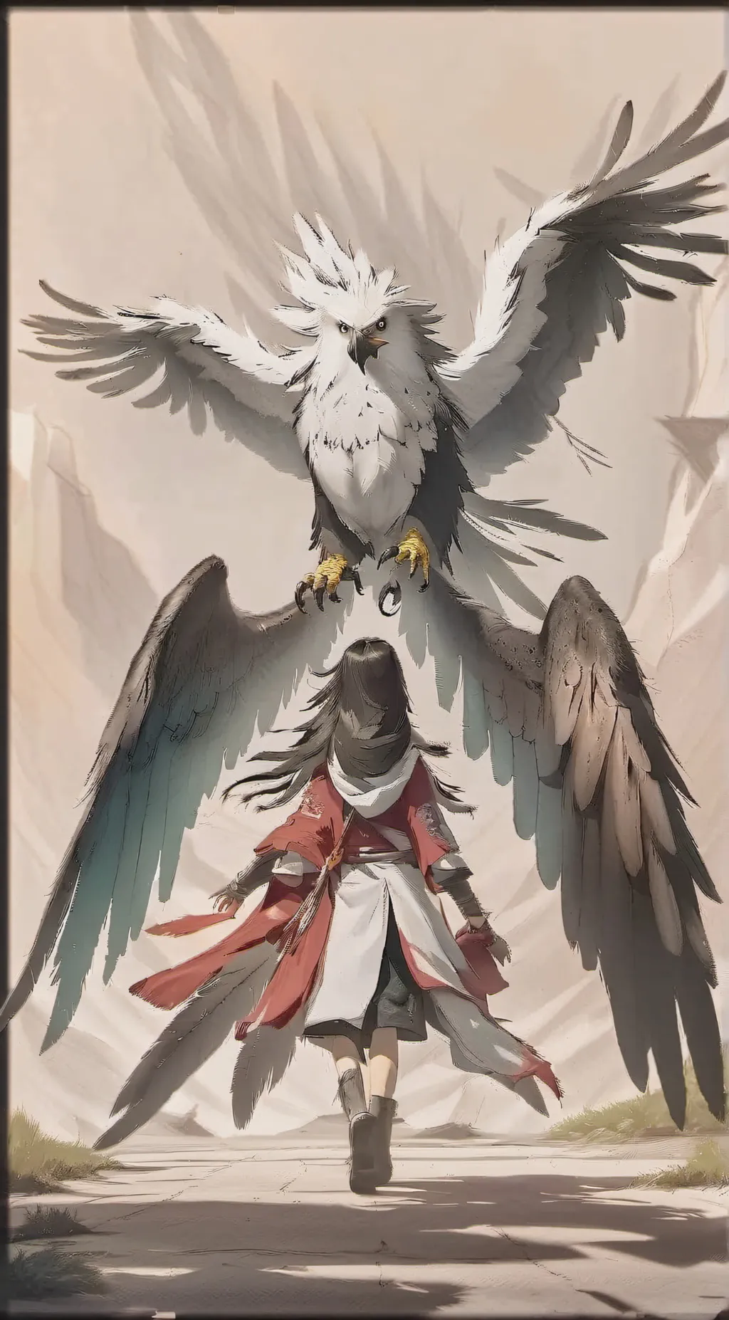 ai character: Vulture. background
