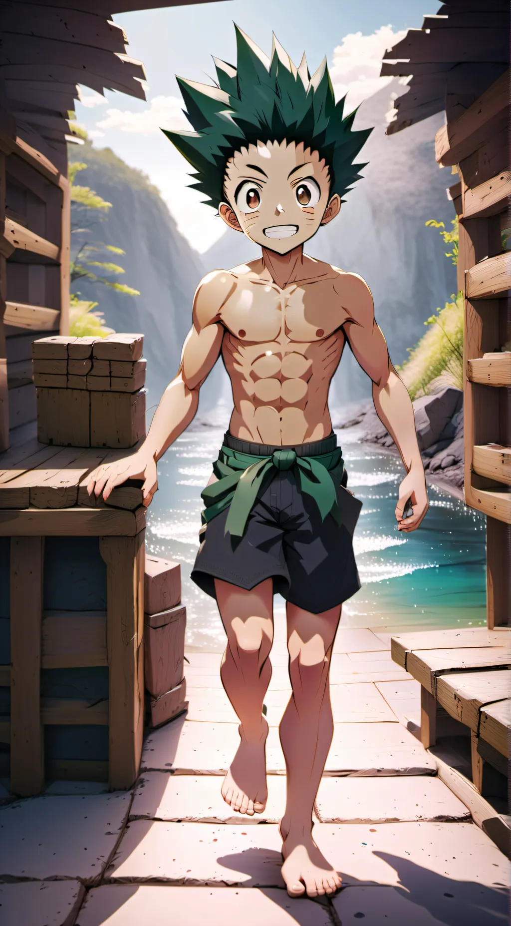 ai character: Evil Gon Freecss background