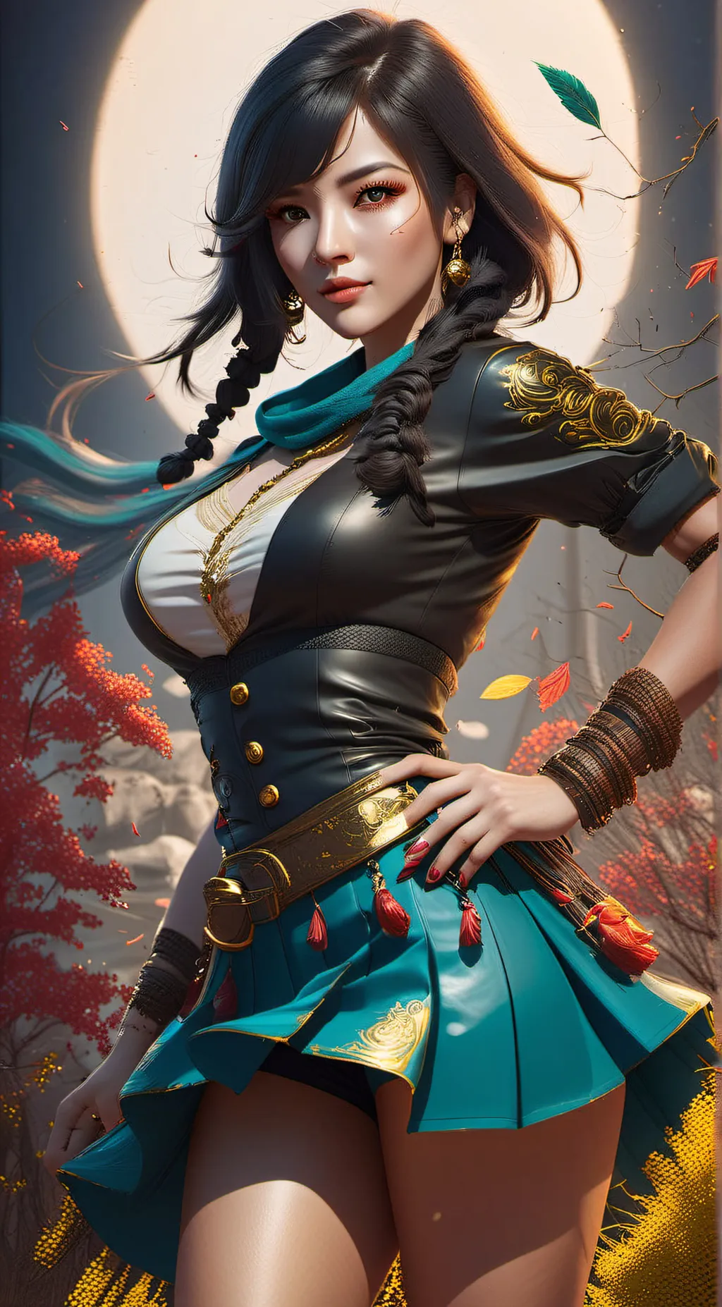 ai character: Kene background