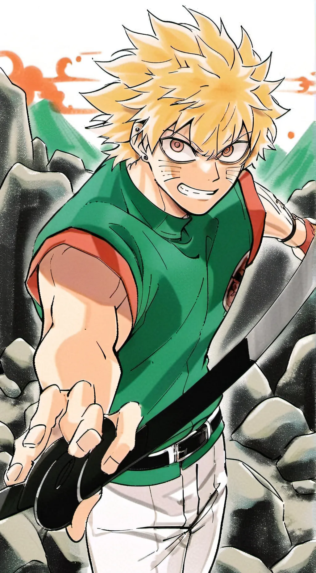 ai character: bakugo background