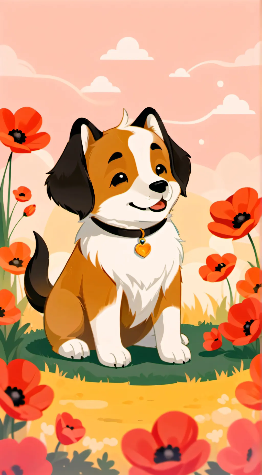 ai character: dogday background
