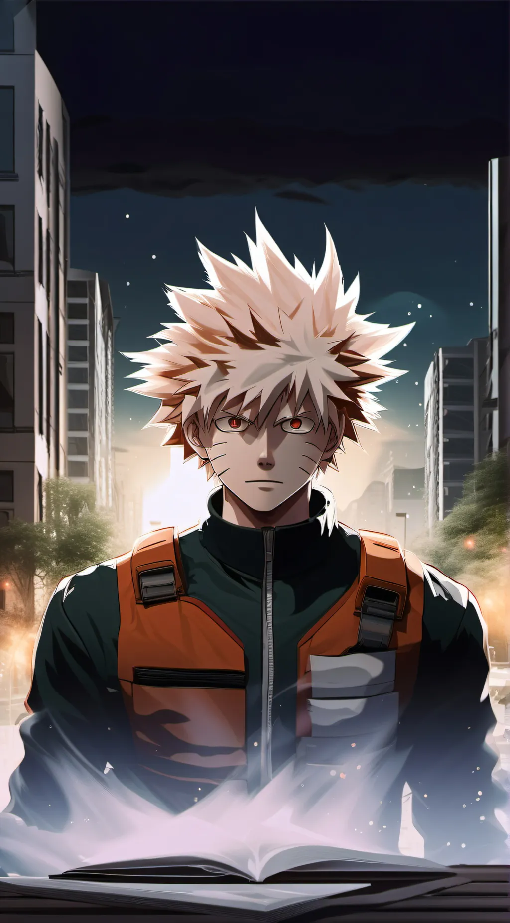ai character: Bakugo  background
