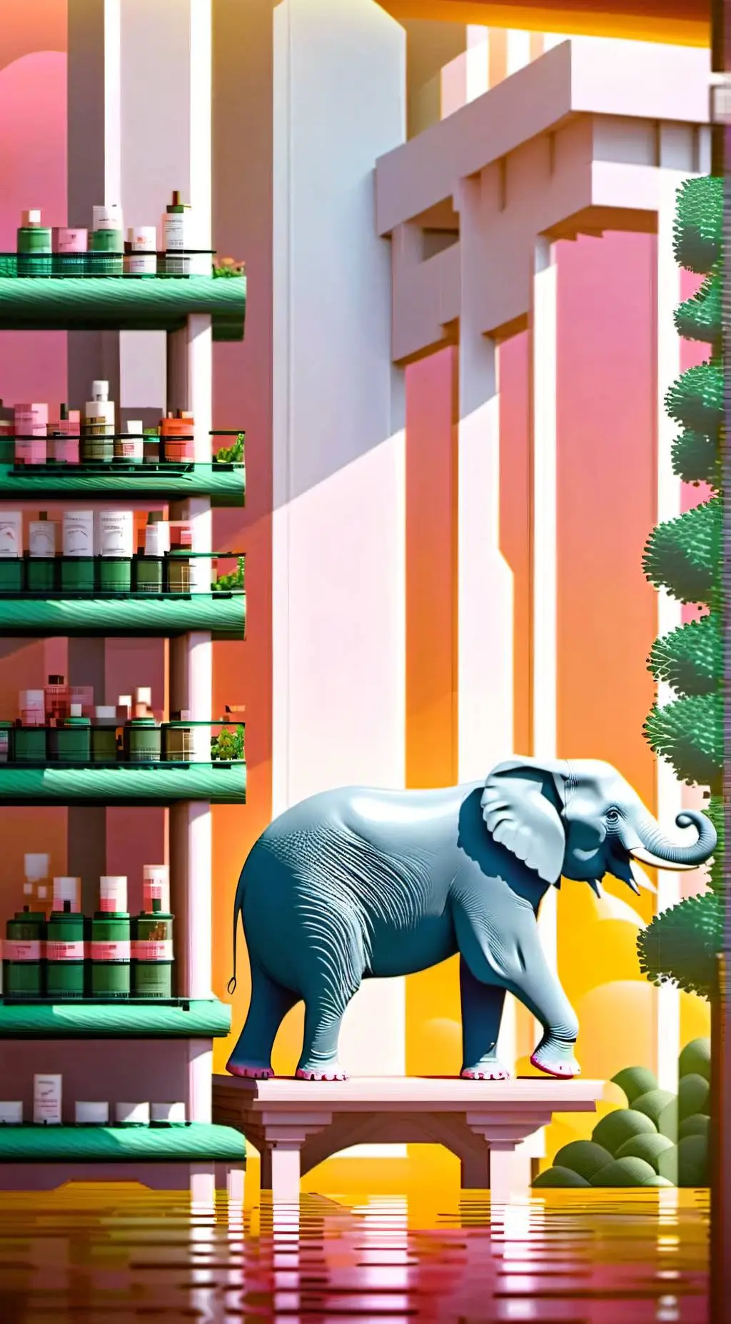ai character: SEPHORA KID background