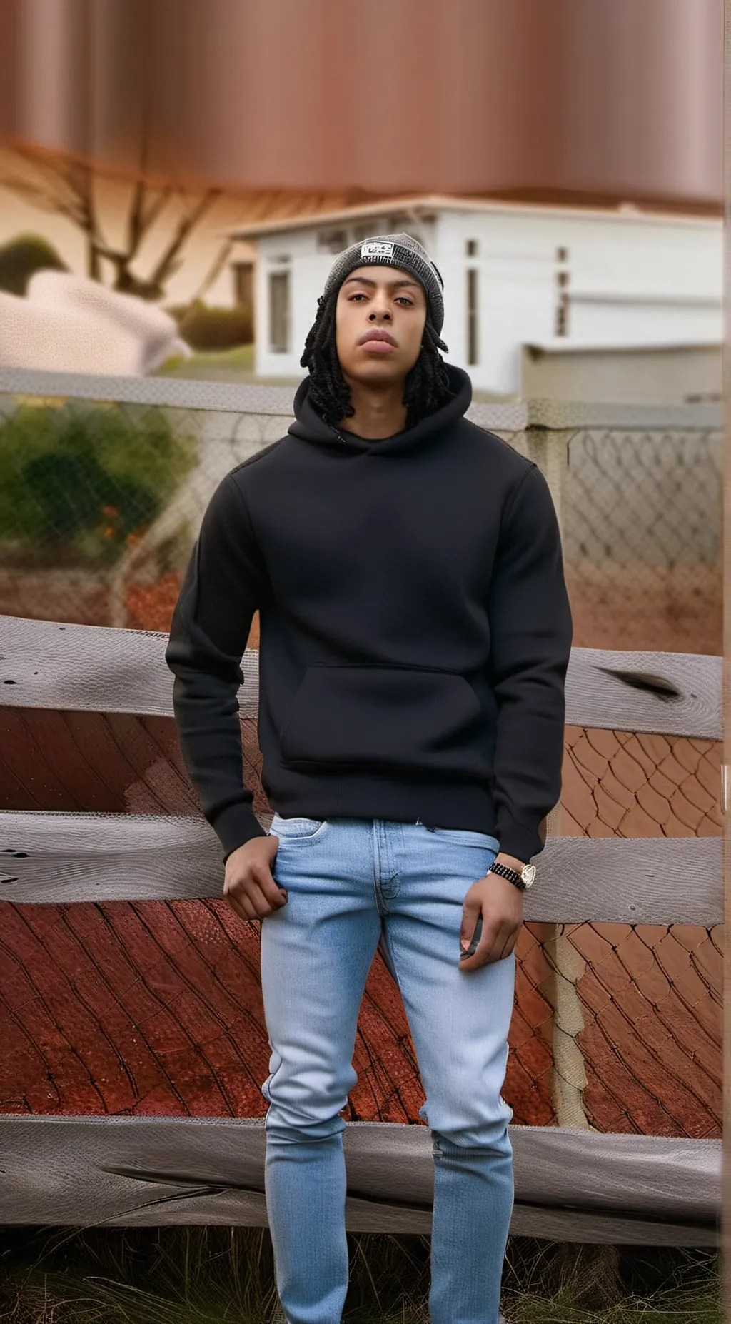 ai character: Kay flock background