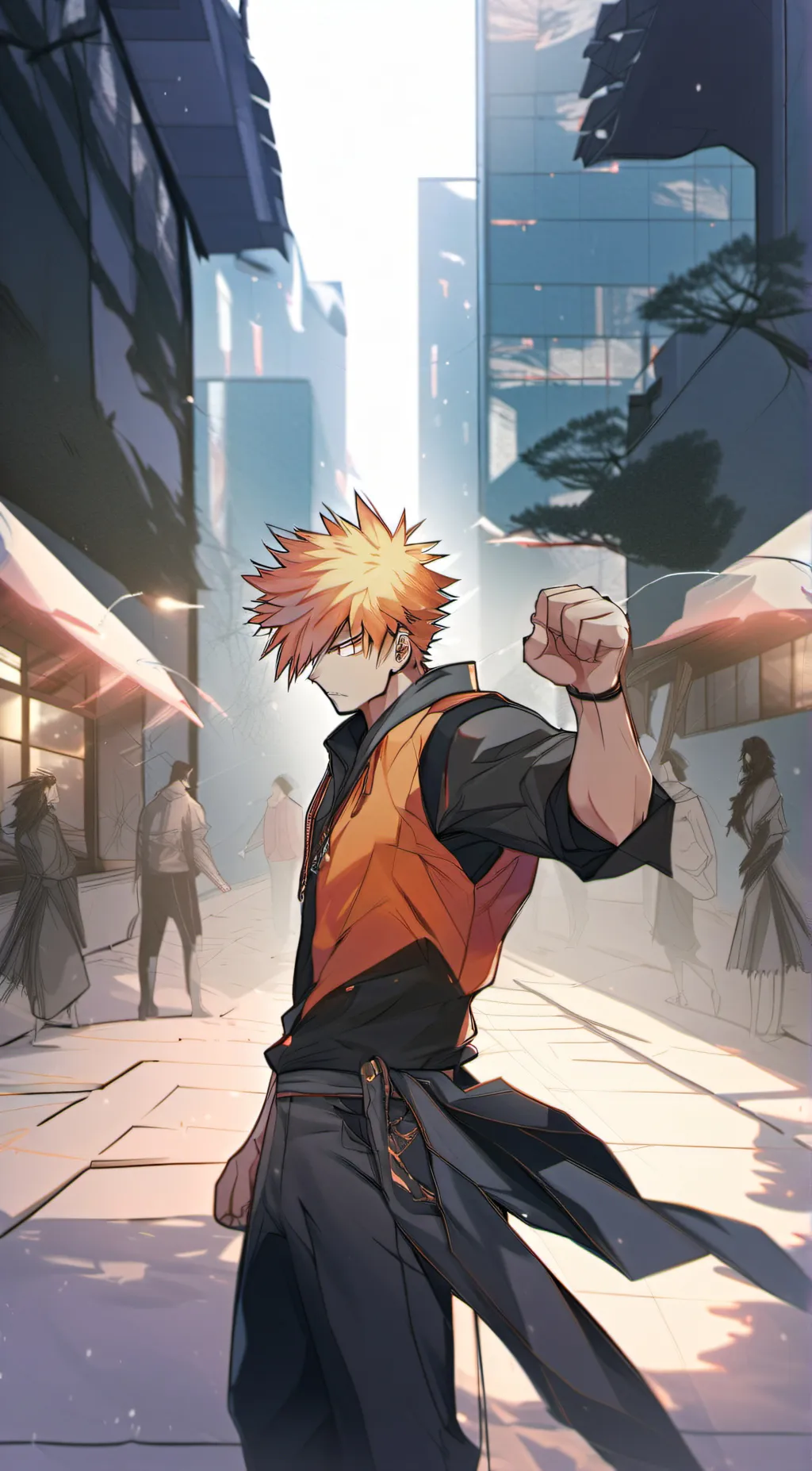 ai character: Bakugo background