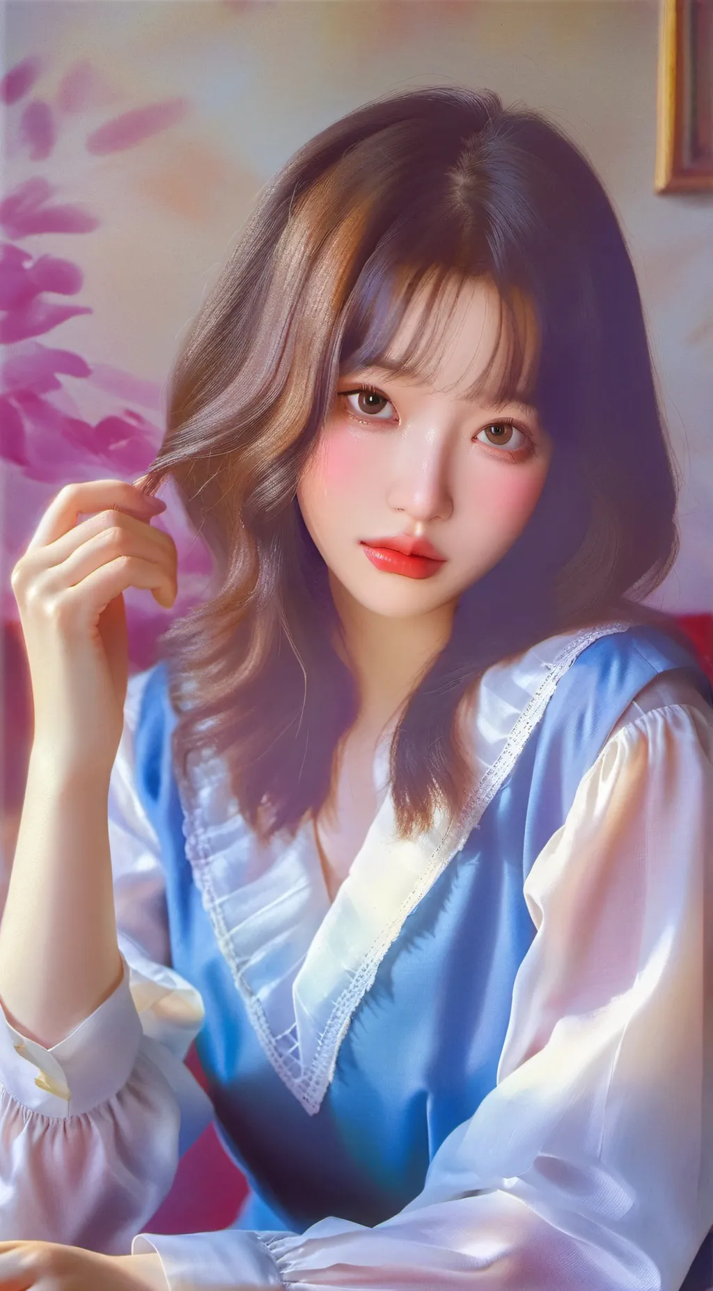 ai character: Jang Wonyoung background