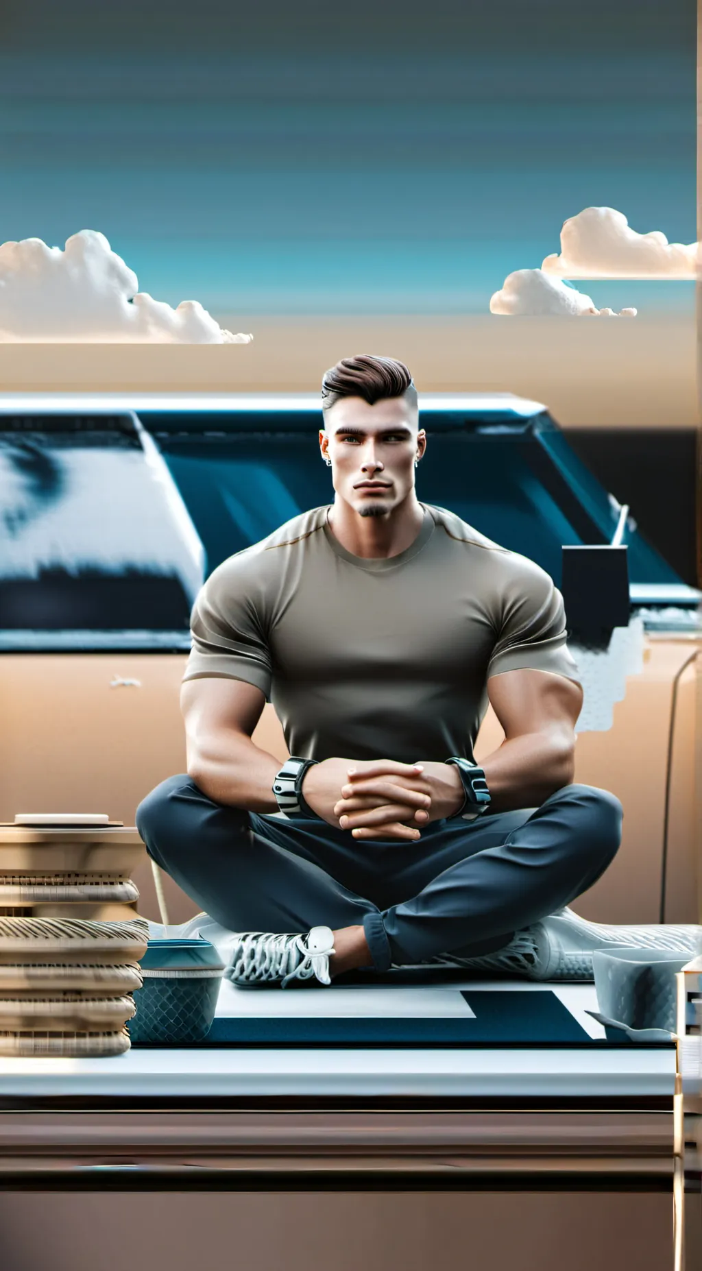 ai character: Tommy  background