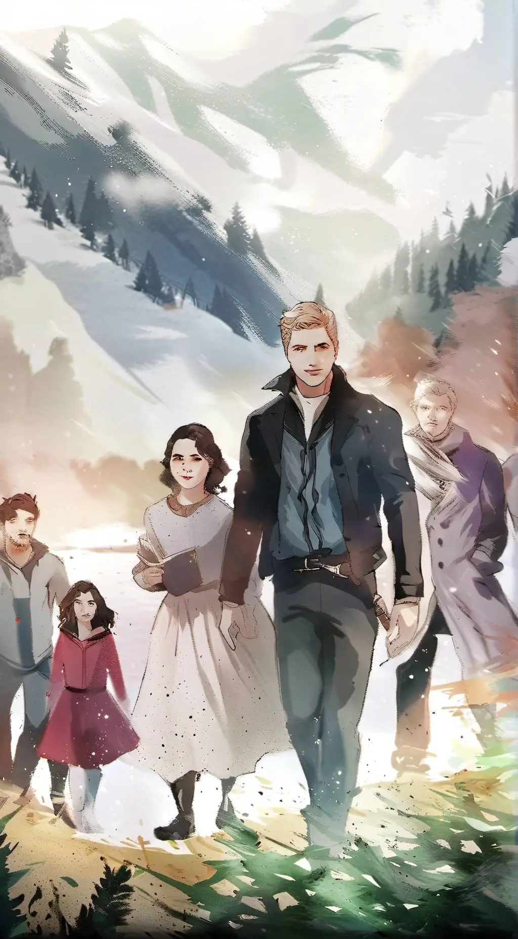 ai character: Cullen Family  background