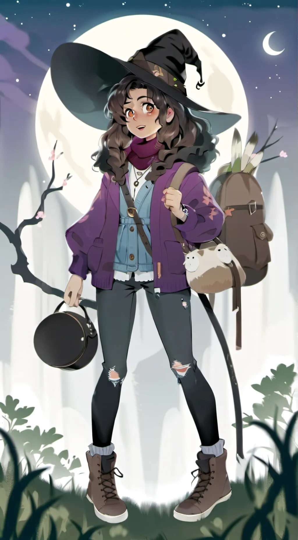 ai character: Seven  background