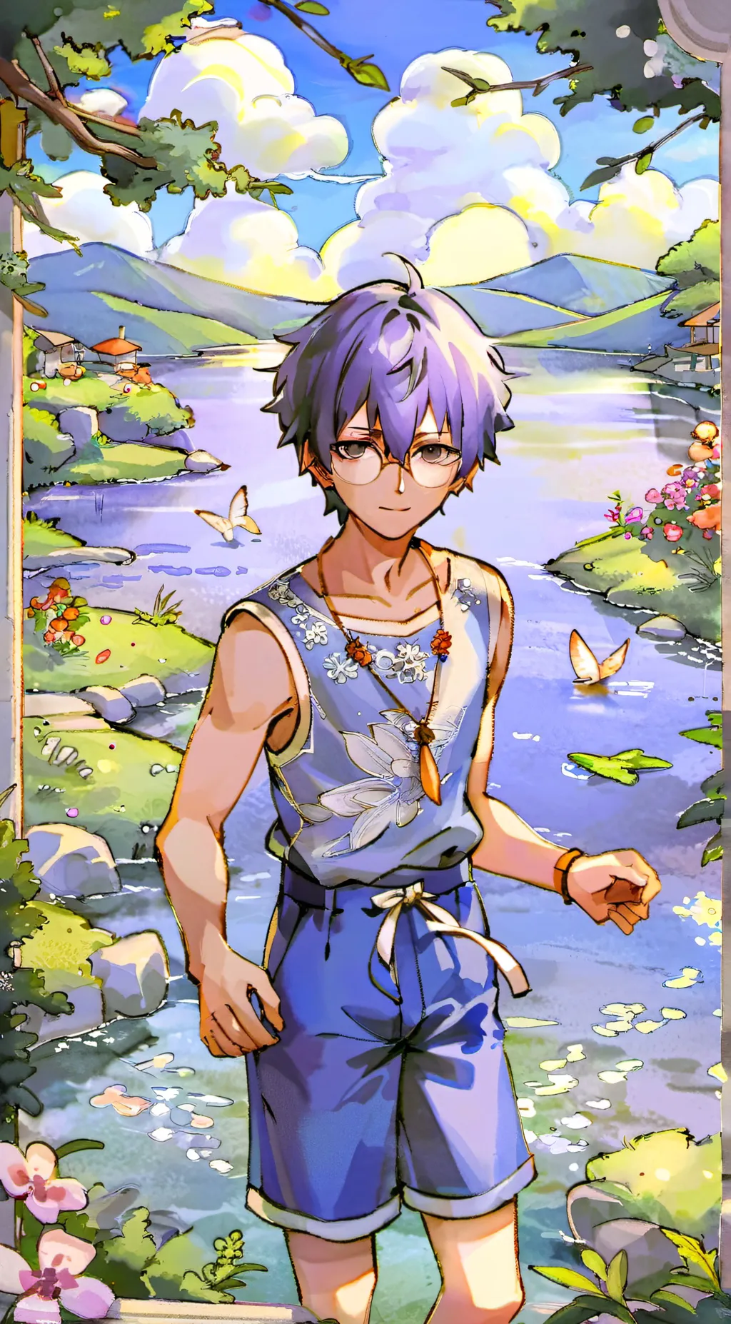 ai character: JJ  background
